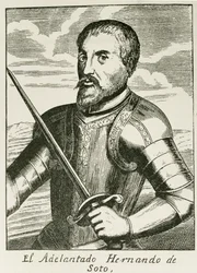 Porträt von Hernando de Soto (ca.1496-1542) aus 