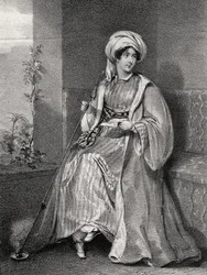 Porträt von Lady Hester Stanhope