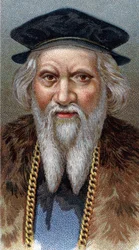 Porträt von Sebastiano Caboto (1477-1557) - Aus der Serie „Leaders of Men“