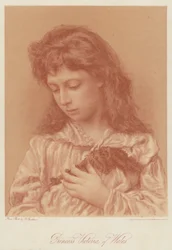 Prinzessin Victoria von Wales (Chromolithographie)