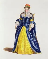 Königin Maria I. (1516-58) von England im Jahr 1554