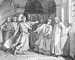 Versöhnung von Ludwig IV., König der Römer, mit Friedrich dem Schönen, König von Deutschland im Jahr 1325