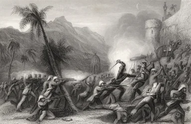 Abwehr eines Ausfalls vor Delhi, aus 