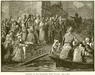 Rückzug der Royalisten aus Toulon