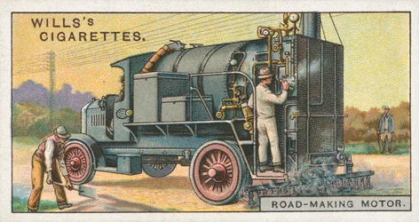 Straßenbau-Motor