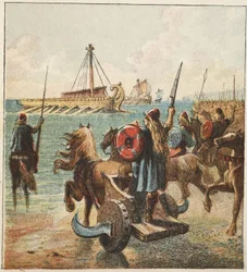 Die Römer erobern Britannien, veröffentlicht 1890