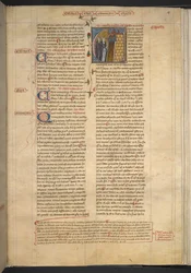 Royal 6 E VI, f. 232, Kapelle, c.1360-75