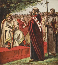 Heiliger Augustinus und die Sachsen, veröffentlicht 1890