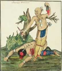 Wilder Krieger, ca. 1800