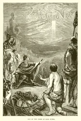 Zeichen des Kreuzes bei Saxa Rubra