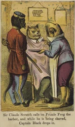 Sir Claude Scratch besucht Frizzle Frog den Friseur