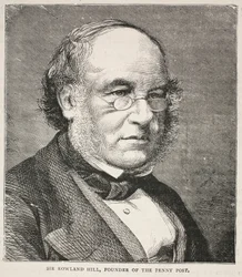 Sir Rowland Hill, Gründer der Penny Post