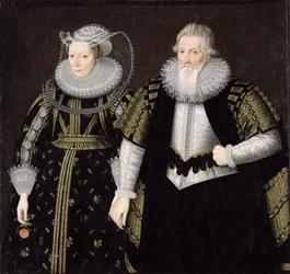 Sir Thomas Mansel (1556-1631) und Jane (Pole) Lady Mansel