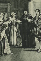 Sir Thomas More bringt Holbein nach Hause