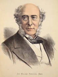 Sir William Ferguson, Bart, Illustration aus der Bildausgabe des Lebens und der Entdeckungen von David Livingstone von J. Ewing Richie, veröffentlicht von A. Fullarton & Co., 1876