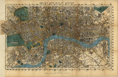 Smiths neue Karte von London