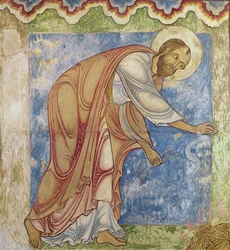 St. Paulus und die Viper, in der St. Anselm-Kapelle, ca. 1180
