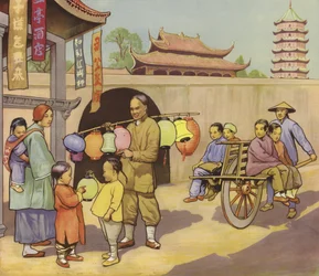 Straße in China