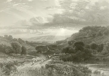 Sonnenuntergang in Sussex