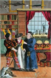 Swaney Cunninghams Abenteuer mit dem Astrologen, Illustration aus 