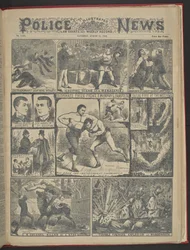 "Schreckliche Feuerwerksexplosion in Wandsworth", Illustrated Police News
