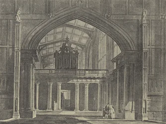 Die Vorhalle, 1816 (Gravur)