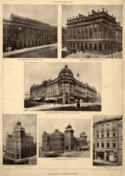 Die Architektur von Newcastle-on-Tyne, aus 