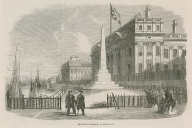 Das Bellot-Denkmal in Greenwich, London