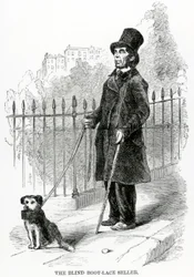 Der blinde Schnürsenkelverkäufer, ca. 1840