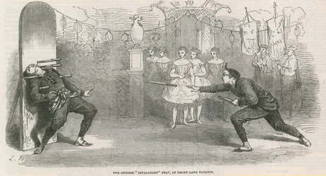Die chinesische Pfählungsnummer im Drury Lane Theatre