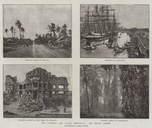 Die Kolonial- und Indische Ausstellung, das Indische Reich (Gravur)