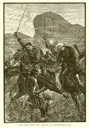 Der Sturm auf die Farben bei Isandhlwana, 1879