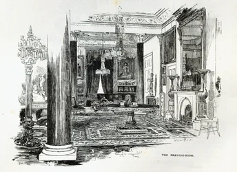 Das Wohnzimmer, Osborne House, aus 