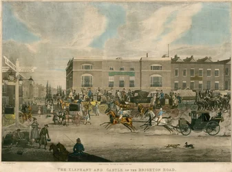 Der Elephant and Castle auf der Brighton Road, London