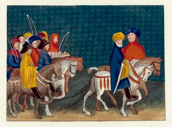 Die Gesandtschaft von König Richard II. zum Herzog von Lancaster