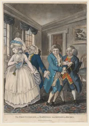 Das erste Treffen oder das Glück dem Reichtum geopfert, 1784