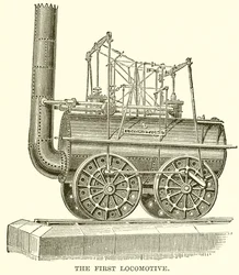 Die erste Lokomotive