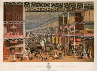 Das Außenministerium vom Querschiff aus gesehen, Große Ausstellung, 1851