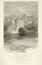 Das Globe Theatre, Bankside, Southwark, nach einer Zeichnung aus Pennants London, erstmals veröffentlicht 1793, graviert von James Stow (ca. 1770-1820), veröffentlicht 1812