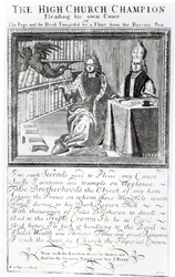 Der Hochkirchen-Champion, der seine eigene Sache vertritt, 1709