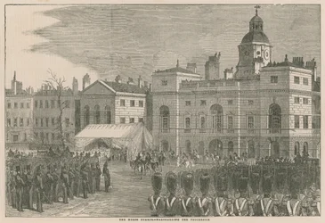 Die Horse Guards: Aufstellung der Prozession