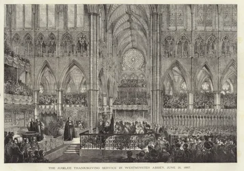 Der Jubiläums-Dankgottesdienst in der Westminster Abbey