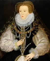 Das Kitchener-Porträt von Königin Elizabeth I. (1533-1603) ca. 1550