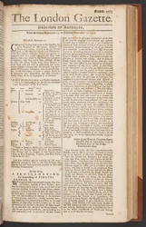 The London Gazette, Ausgabe 5573, Seite 1
