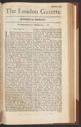 The London Gazette, Ausgabe 5655, Seite 1, 28. Juni 1718