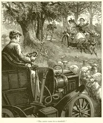 Der Motor kam zum Stillstand