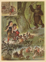 Der alte Bär, der in einem Zuckerhaus lebte