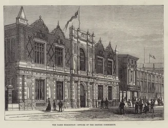 Die Pariser Ausstellung, Büros der britischen Kommission