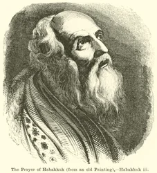 Das Gebet des Habakuk, nach einem alten Gemälde, Habakuk, iii