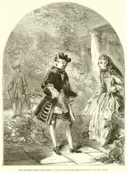 Die Prinzessin Amelia versucht eine Versöhnung zwischen Georg III. und Lord Bute